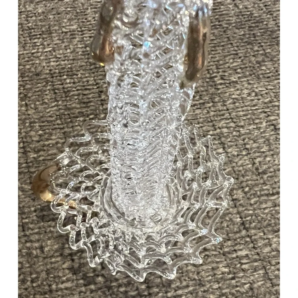 Vintage Kitsch Spun Glass Candle Christmas Around the World 7